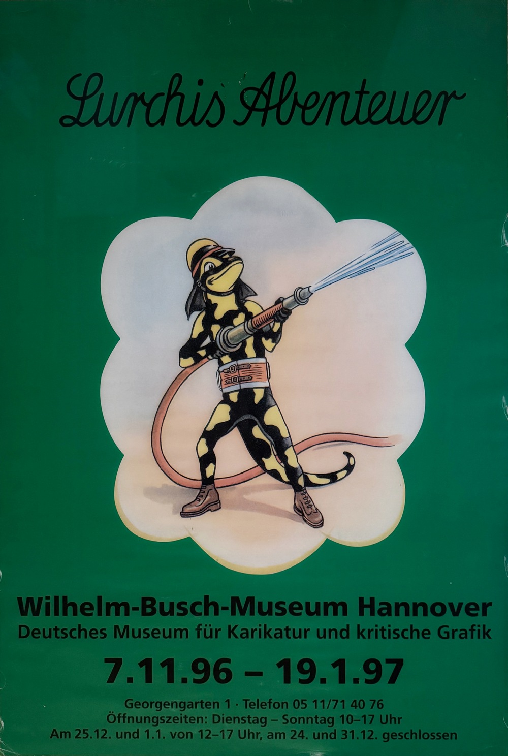 Lurchi im Wilhelm Busch Museum