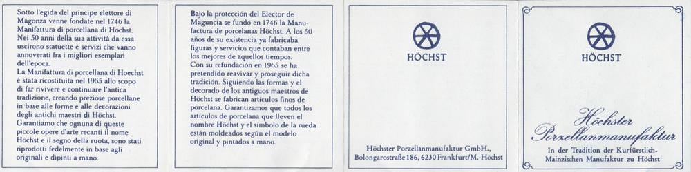 Höchst Porzelan